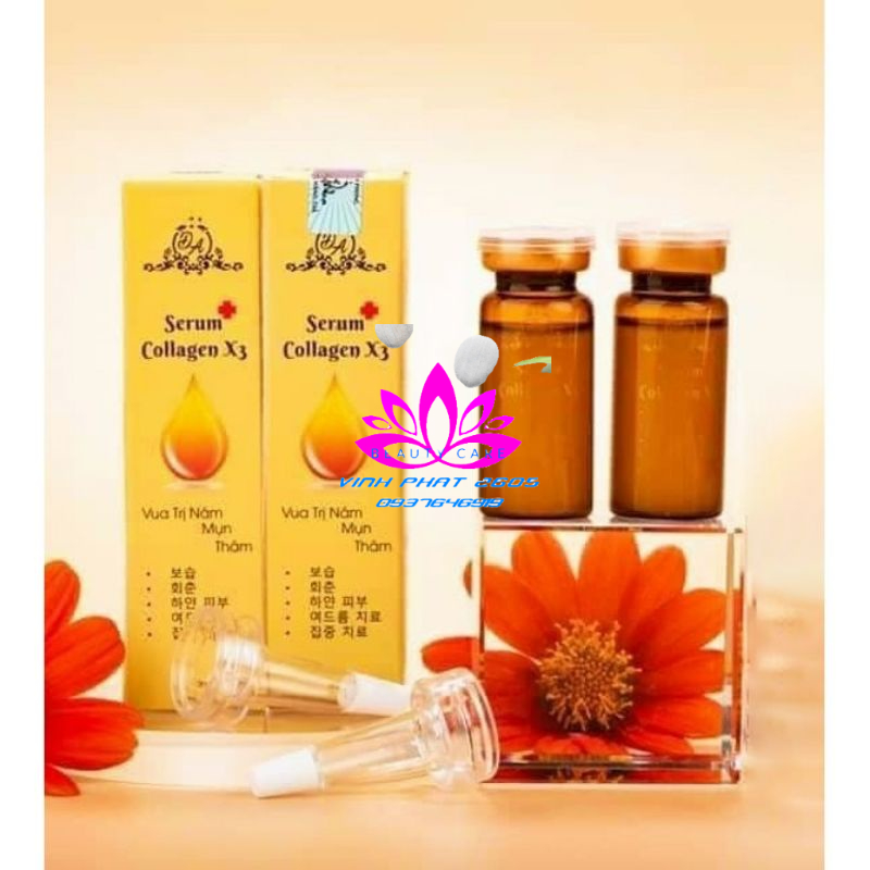 [Chính hãng] Serum Collagen X3 xóa thâm nám căng bóng da Mỹ Phẩm Đông Anh