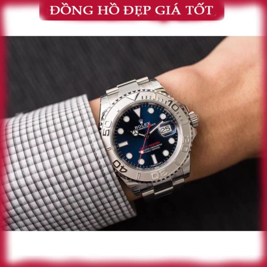 Đồng hồ Nam Ro-lex cơ automatic Oyster Yacht Master cổ điển mạnh mẽ nam tính dây kim loai 40mm WACH