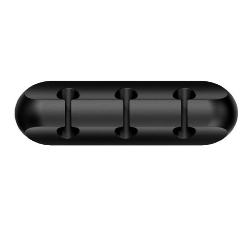 Kẹp Giữ Dây Cáp Sạc Điện Thoại Dán Bàn Rất Cần Thiết Cho Gia Đình Có Con Nhỏ Bằng Silicone 3 Lỗ Cao Cấp Tiện Lợi