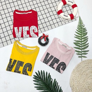 Áo thun croptop tay dài dễ thương