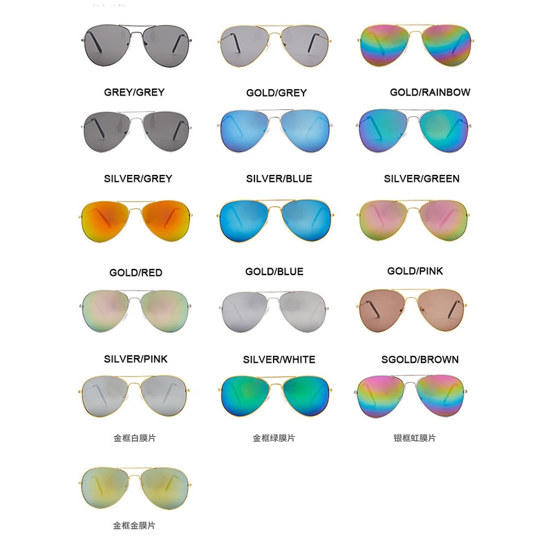 Kính Mát Gọng Vuông Kim Loại Chống Tia UV400 Thời Trang Cho Nam