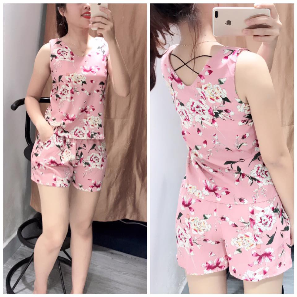 Bộ hoa đan dây lưng