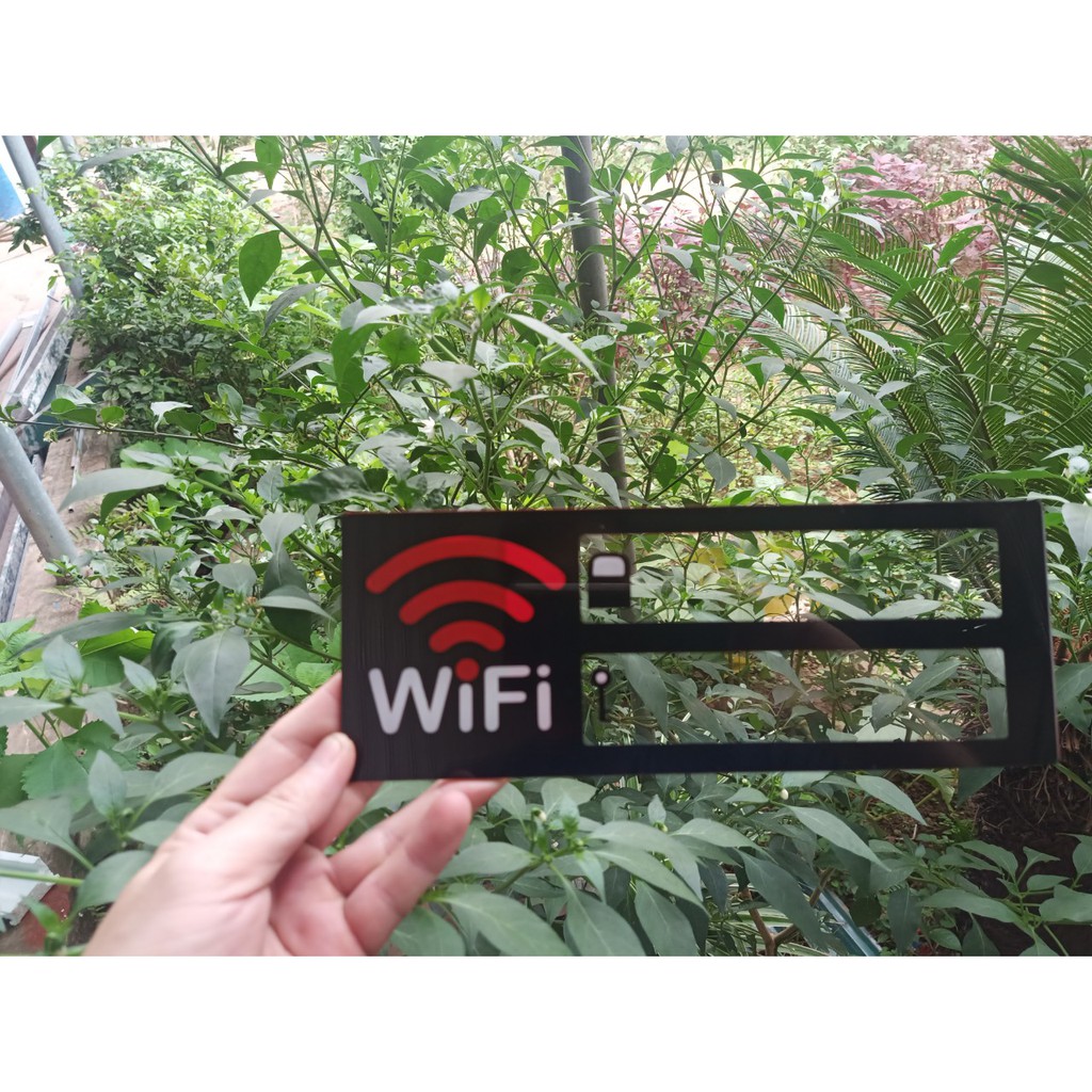 Biển tên wifi in pass theo yêu cầu