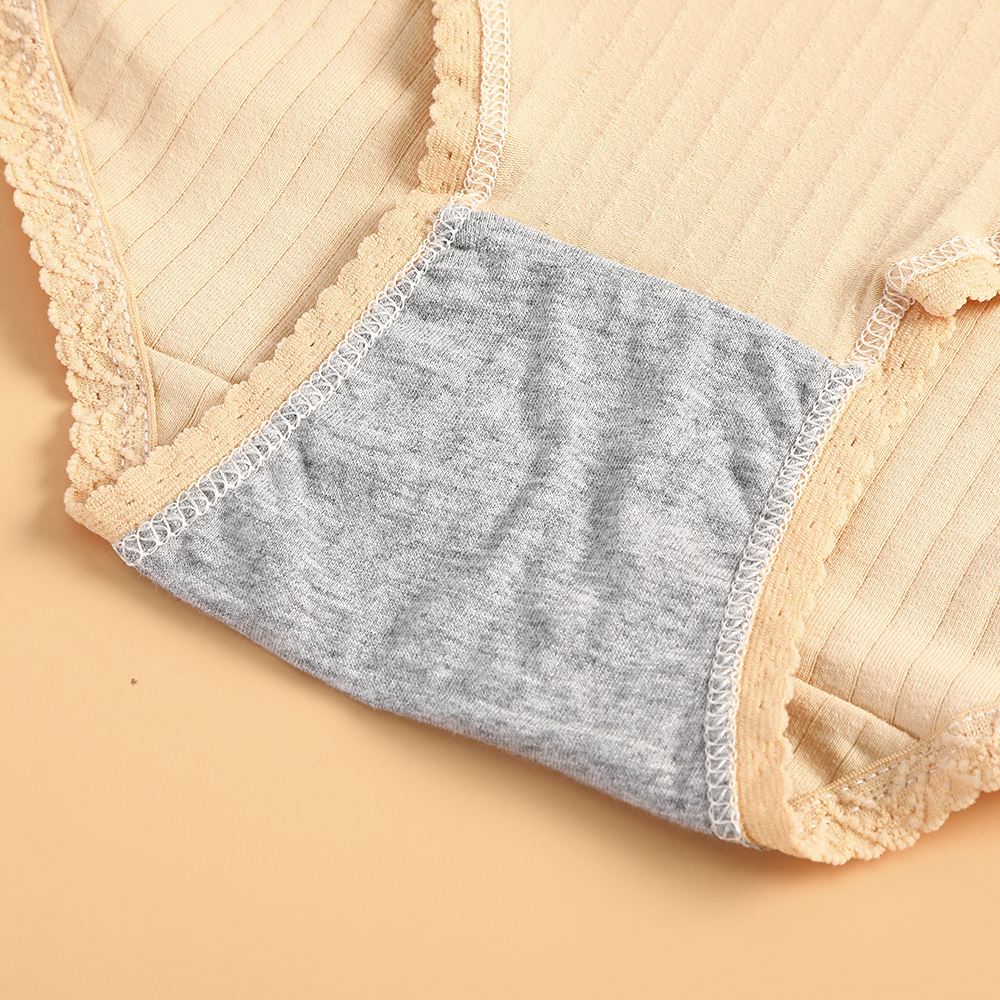 Quần Lót Aijolen Vải Cotton Lưng Cao Thoáng Khí Kháng Khuẩn Size Có Lớn Dành Cho Bạn Nữ