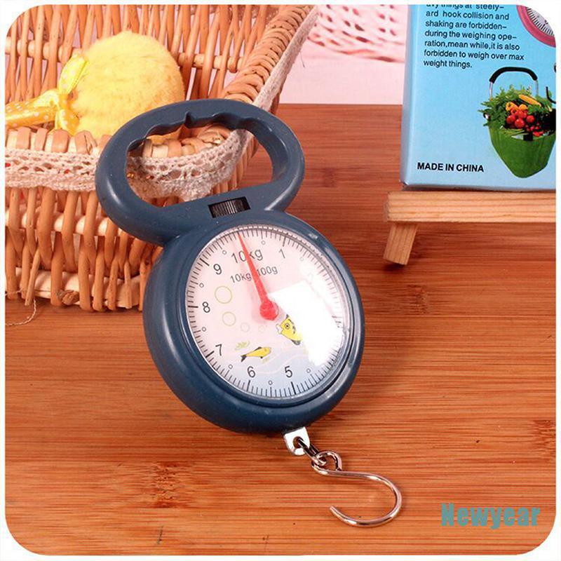 [Newyear]Portable Mini Pointer Hook Hanging Weighing Scales Weighing Scales for Fishing