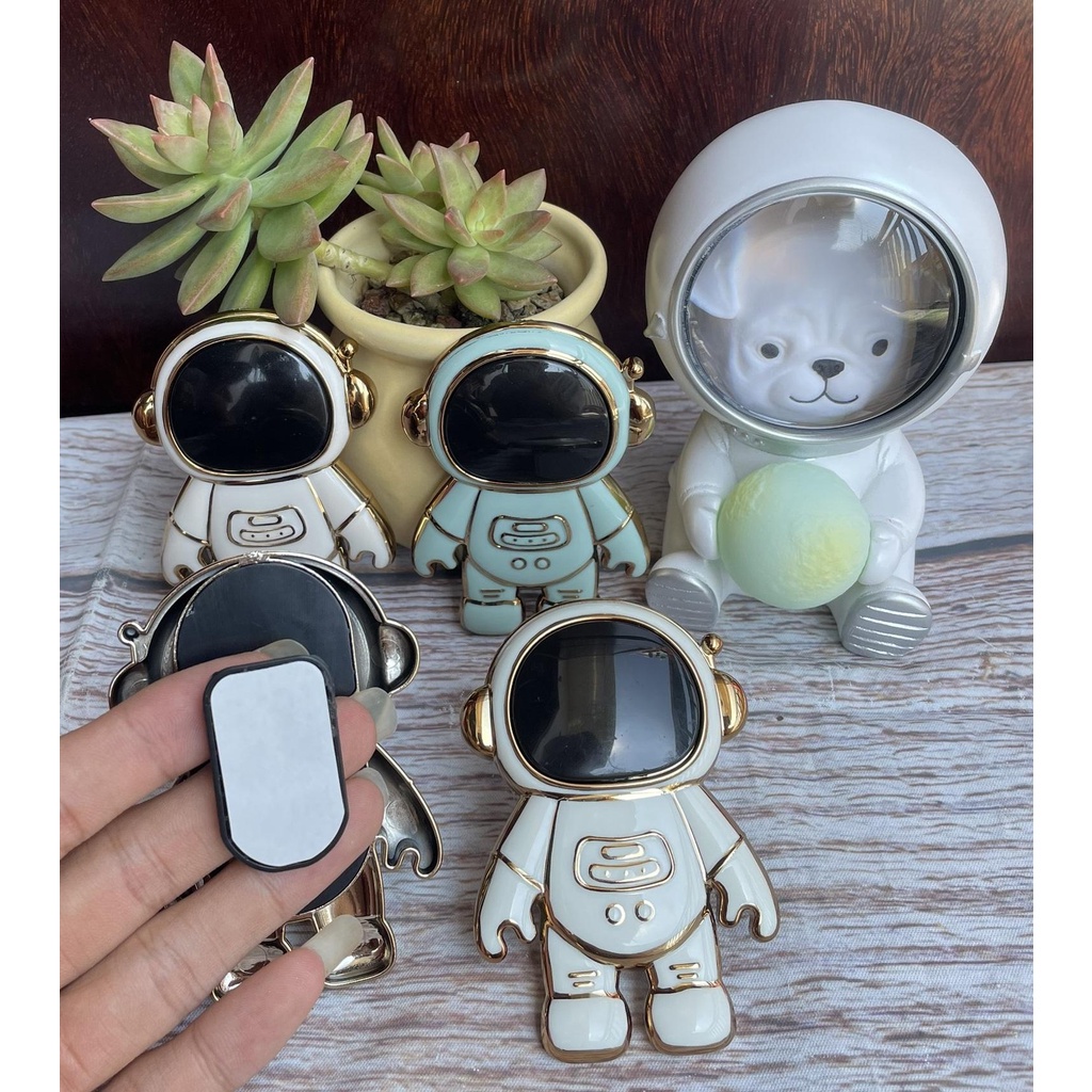Dán Ring Iring giá đỡ Điện Thoại In Hình Nhà Du Hành Vũ Trụ Mới - phi hành gia