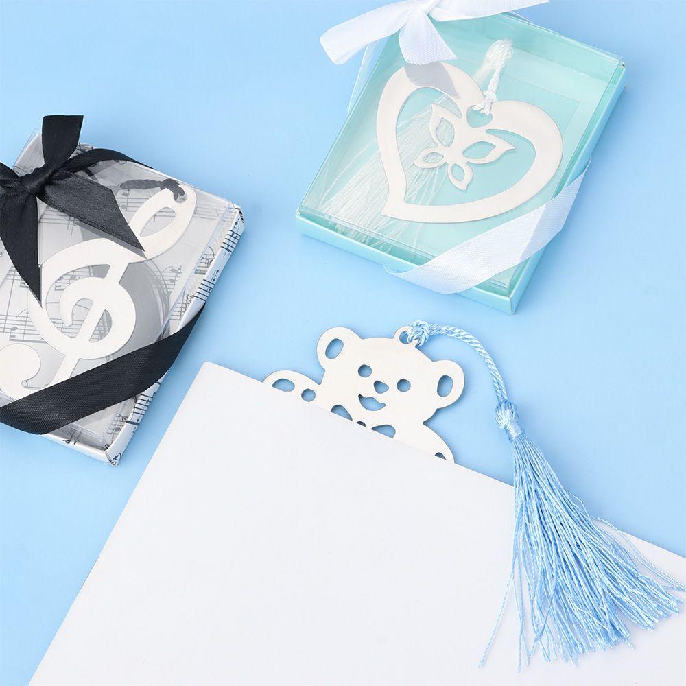 Đánh Dấu Trang Sách Hình Bông Tuyết Phối Dây Tua Rua Nhiều Hình Dạng