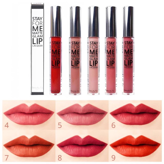 (Chính hãng) Son beauty Co Seoul Stay For Me Matte Glam Lip Lacquer