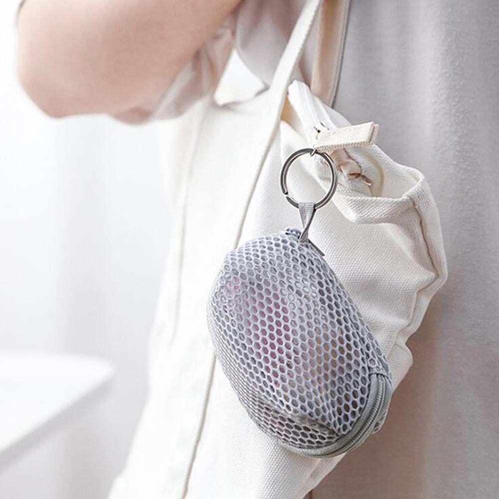 AROMA Túi Lưới Đựng Mút Trang Điểm Mini Màu Sắc Xinh Xắn