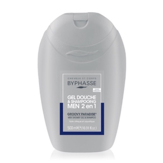 Gel Tắm + Gội Byphasse 2in1 Dành Cho Nam Giới Làm Sạch Bụi Bẩn Vi Khuẩn Cho Cảm Giác Sảng Khoái - S+CARE