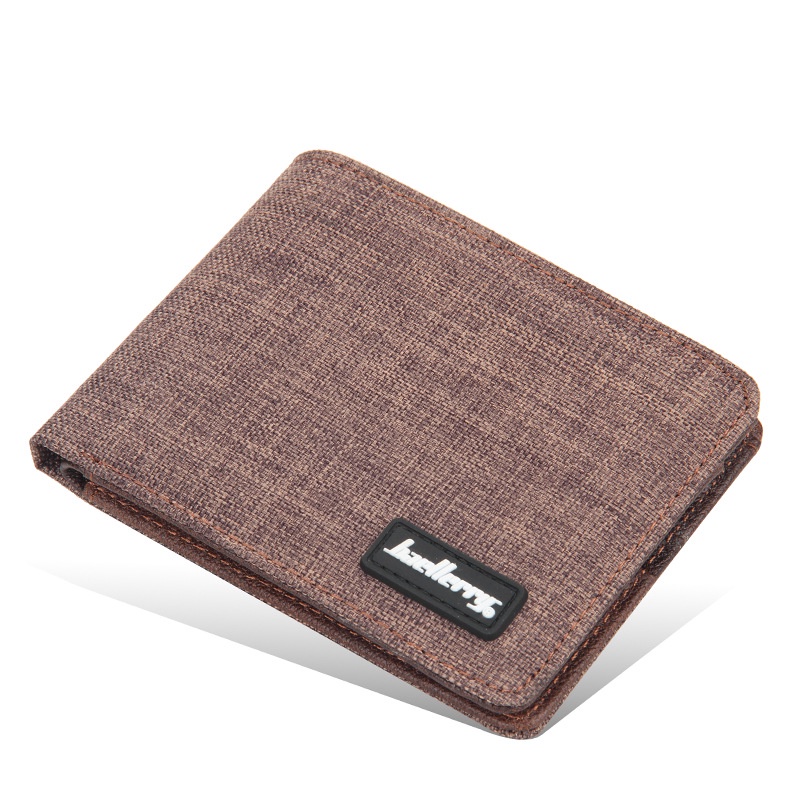 Bóp ví da nam Baellerry cao cấp kiểu dáng ví ngang dập nổi  nhiều ngăn đựng thẻ giấy tờ phong cách hàn quốc