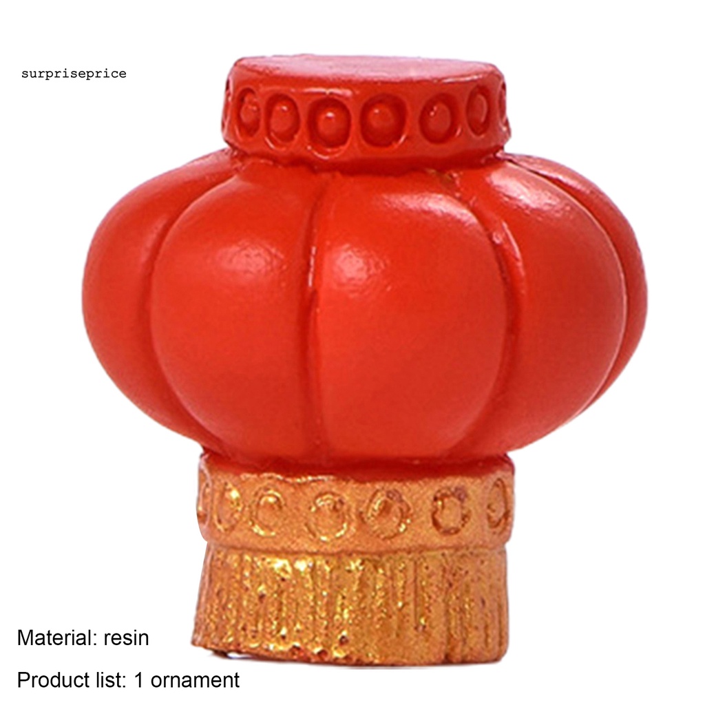 Tượng hổ may mắn mini xinh xắn chống mài mòn dùng trang trí nhà cửa / spa