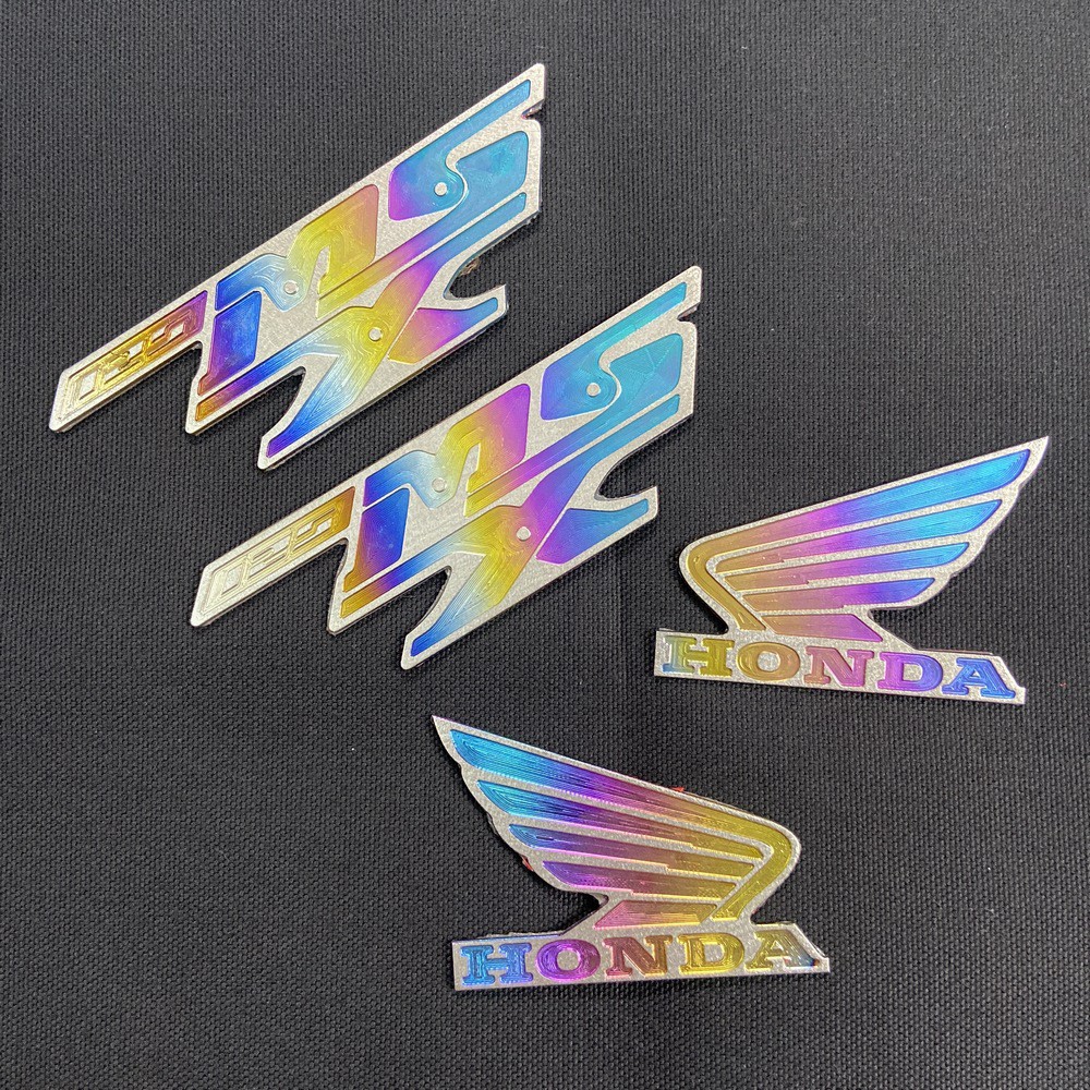 [GIÁ GỐC]  TEM TITAN TRANG TRÍ XE MSX 125CC,TEM TITAN CÁNH CHIM HONDA KEO 3M SIEU SÁNG SIÊU CHẤT (100% TITAN)