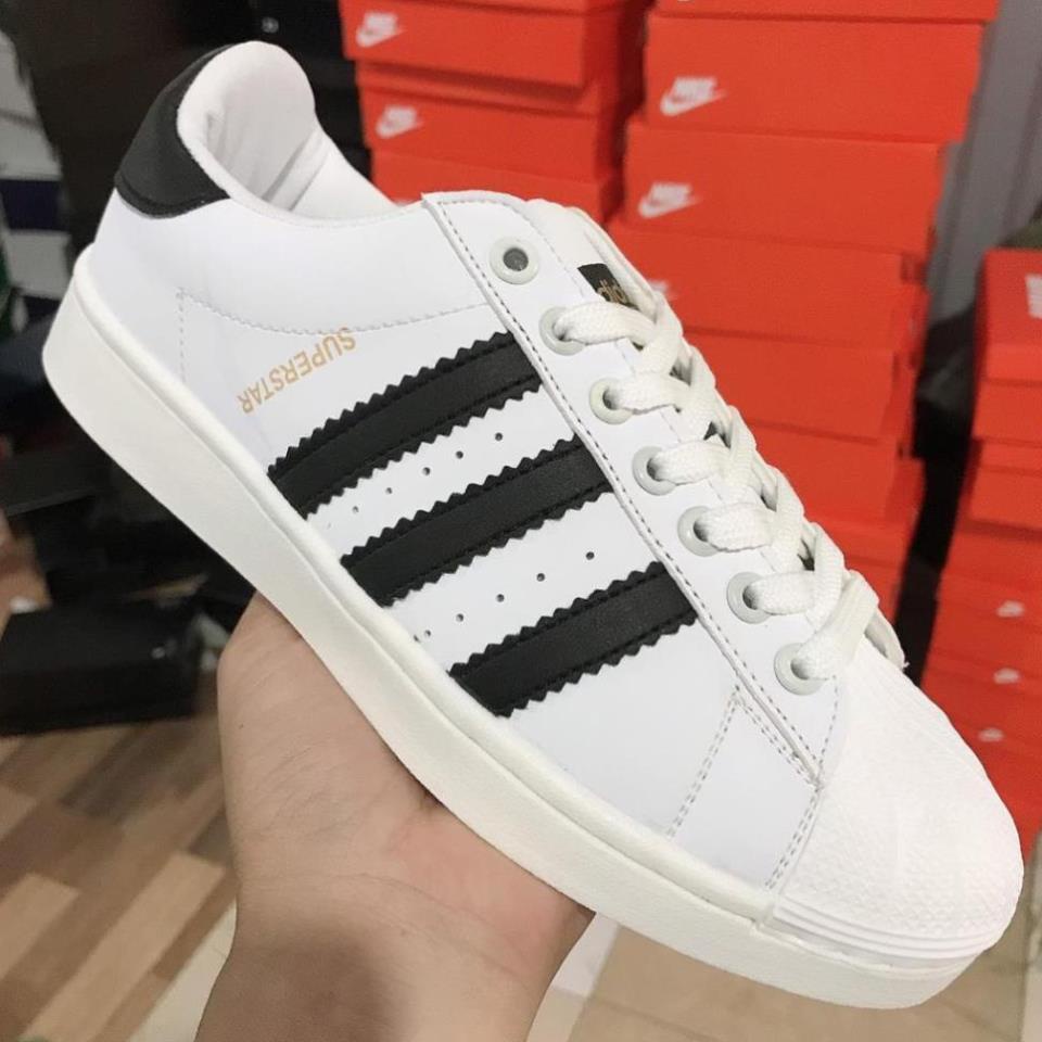 Giày Thể Thao Adi.das  Trắng Sọc Đen Cao Cấp nam nữ full size 36-43 | BigBuy360 - bigbuy360.vn
