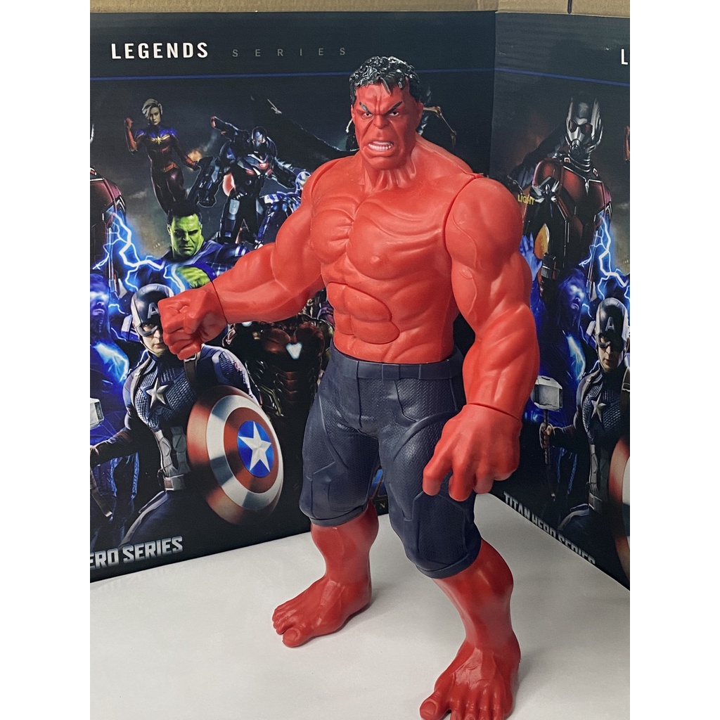 Mô Hình Siêu Anh Hùng Phiên Bản Avenger Endgame Cao 30 cm, Nhựa Đặc, có đèn LED, Khớp Cử Động