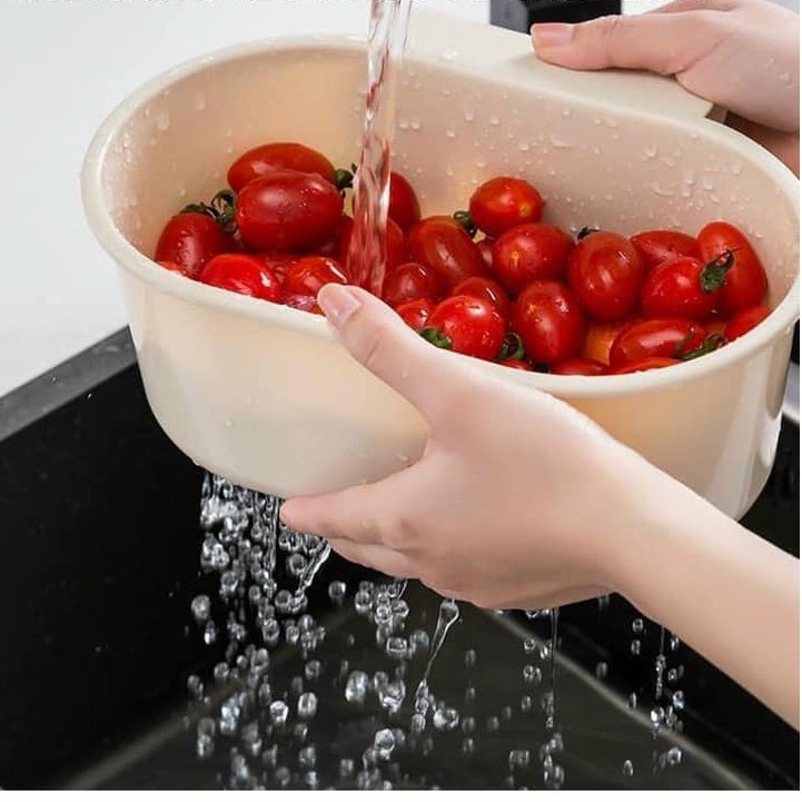 Khay Bầu Dục Lọc Rác Đa Năng Gắn Bồn Rửa Chén, Bồn Rửa Bát – Rổ Nhựa Đựng Giẻ Rửa Chén – Xà Phòng | BigBuy360 - bigbuy360.vn