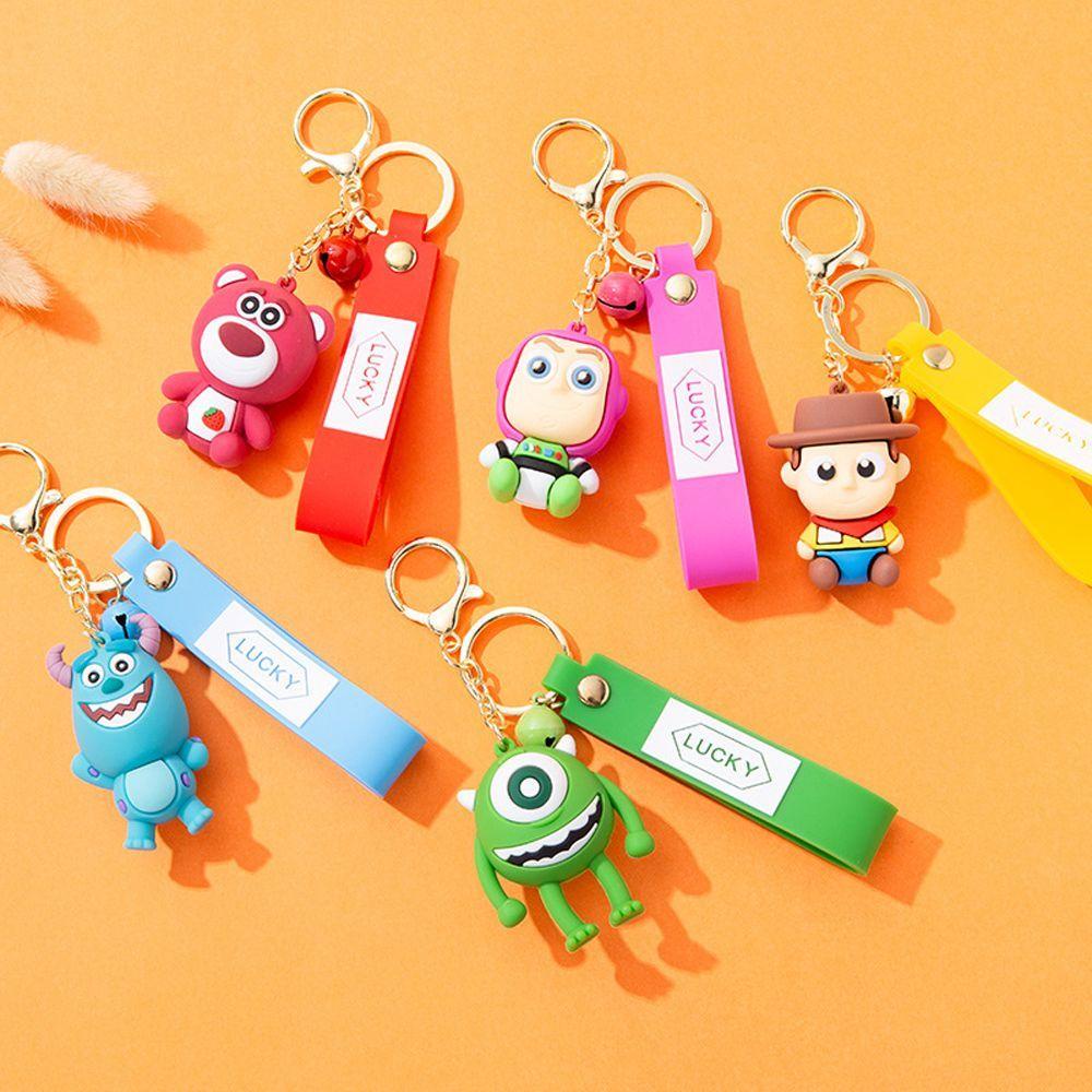 Móc Khóa Xe Hơi Hình Búp Bê Mike Wazowski Buzz Lightyear