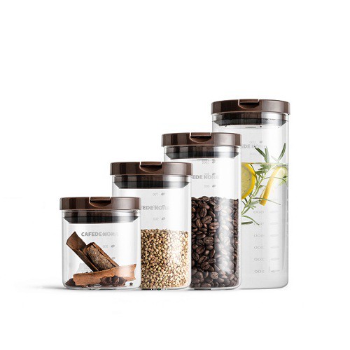 Volcano Hủ đựng cafe, hủ đựng cafe hạt, bình đựng cafe hạt