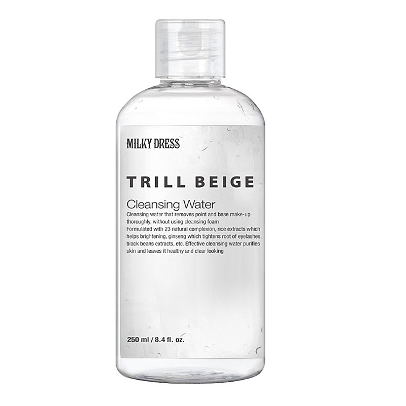 Nước tẩy trang làm sạch, sáng da Milky Dress Trill Beige