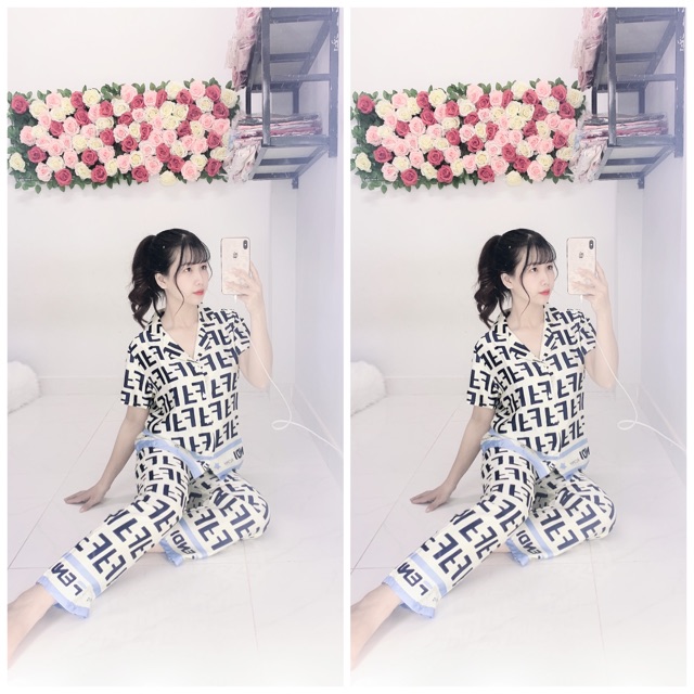 BỘ MẶC NHÀ PIJAMA TAY NGẮN QUẦN DÀI | BigBuy360 - bigbuy360.vn