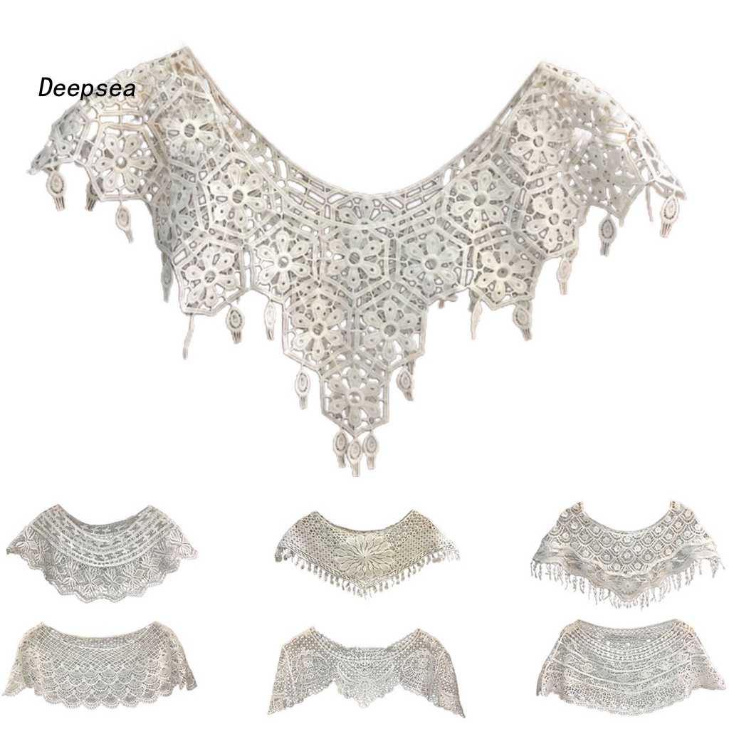 Khăn Choàng Ren Phối Tua Rua Thời Trang Mùa Hè Ngọt Ngào