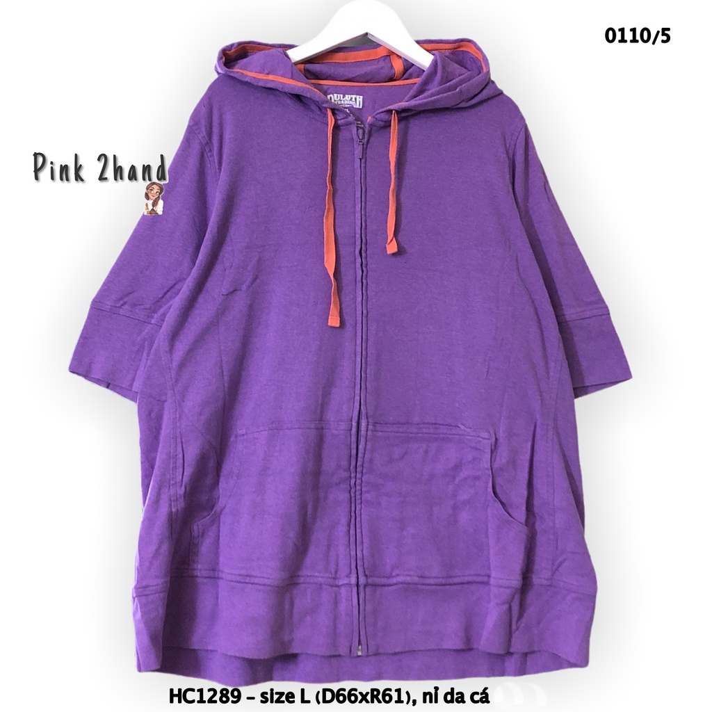 Áo Hoodie nữ, nam 2hand, chất dày, size XL/XXL - 1512-1