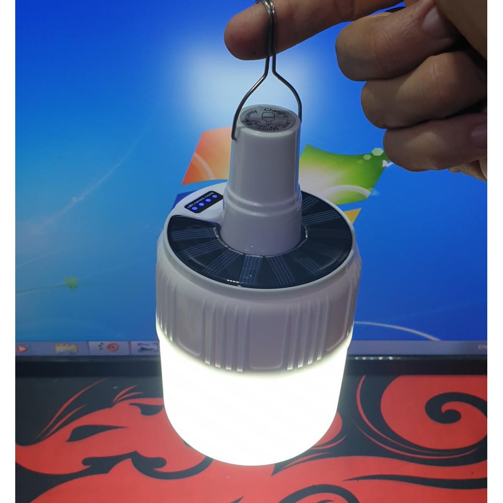 Đèn Led tích điện năng lượng mặt trời 5 chế độ