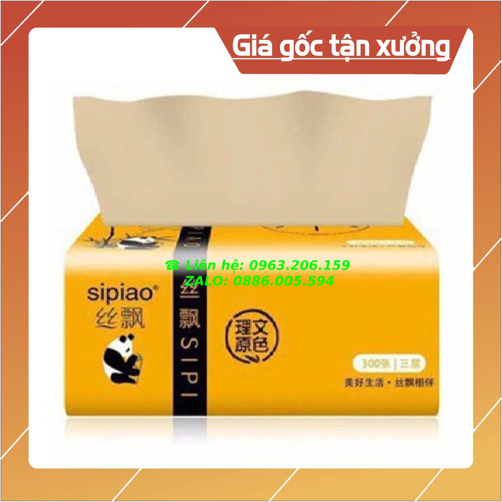 Giấy ăn hình con gấu, giấy ăn sipioa