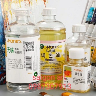 DẦU THÔNG, DẦU LANH MARIES LÀM LOÃNG, MỀM SƠN DẦU 500ml