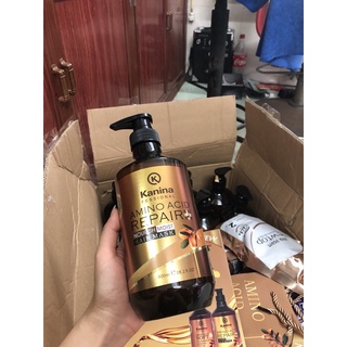 Cặp dầu gội, dầu xả Kanina Amino Acid Repair Siêu mềm mượt