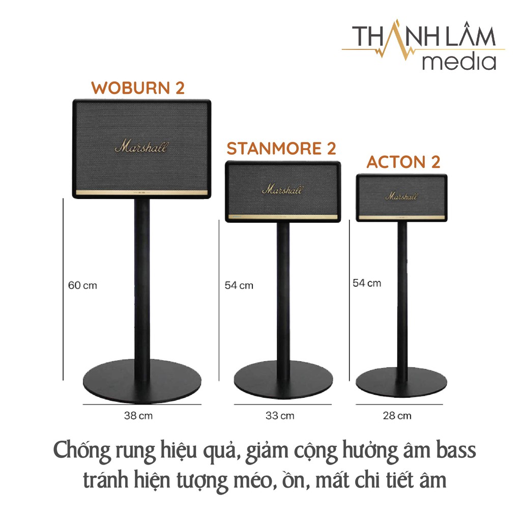 Chân loa Marshall - decor không gian tinh tế, hoàn thiện chất âm Marshall - Marshall Stand