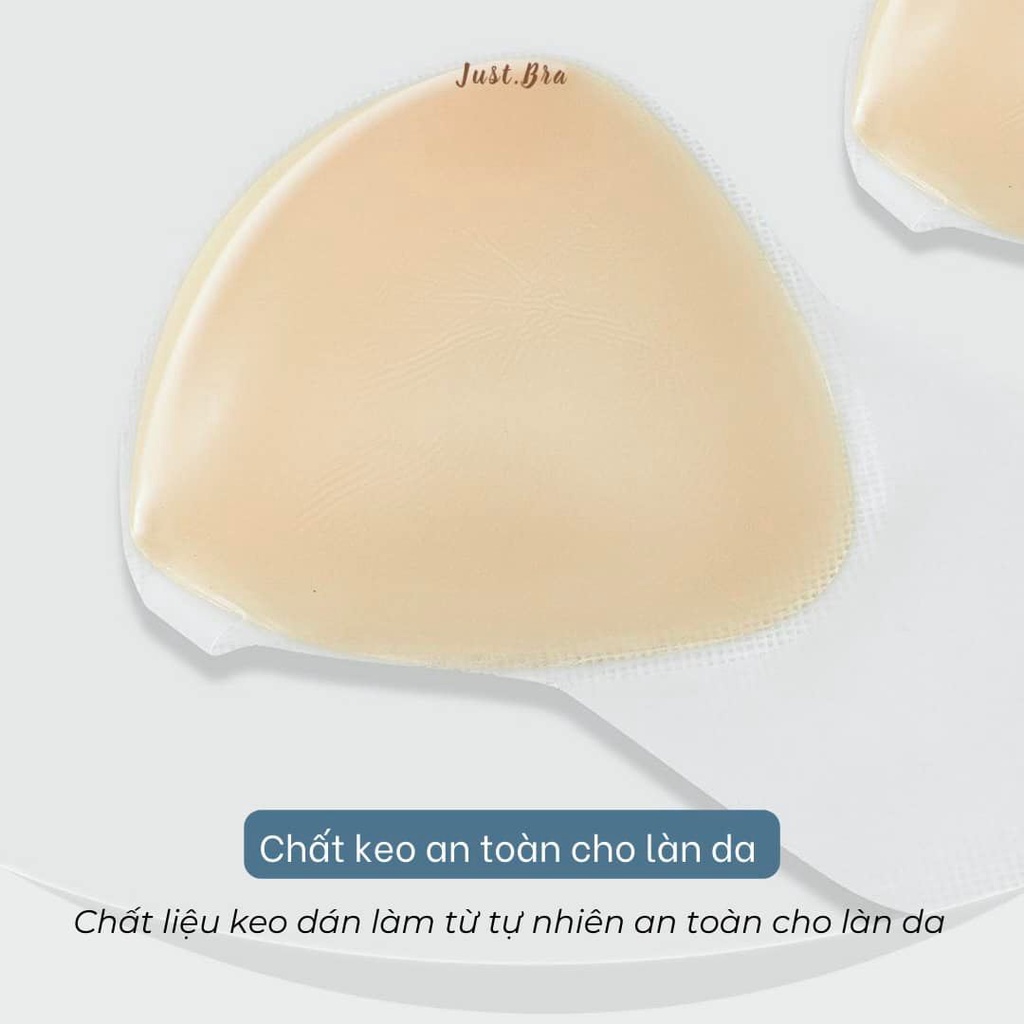 Bra dán Just Bra dáng giọt nước mắc cài trước nâng gom chuẩn mực SPMDSil_giọt nước