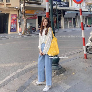 Quần culottes jeans mềm