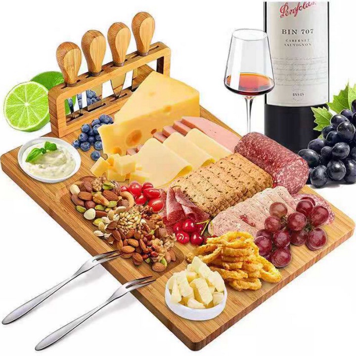 Hot hot - Bộ Set Đựng Rectangle Charcuterie Cheese