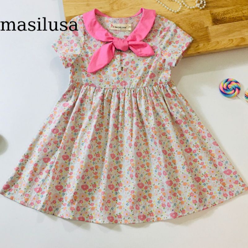 Đầm hoa cho bé gái đẹp, xinh, cao cấp . Size đại đầm trẻ em3,4, 5, 6, 7, 8 tuổi mặc mùa hè
