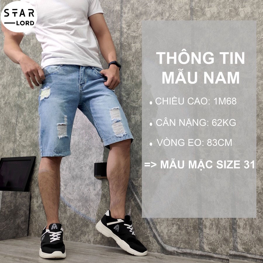 Quần short nam vải jean dày đẹp chuẩn form dáng SL416 StarLord