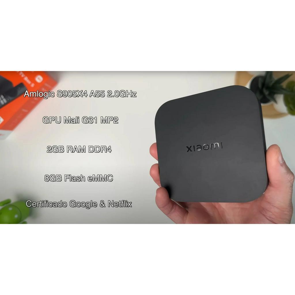 Xiaomi TV Box S 2nd Gen 4K HDR Google TV với Google Assistant Remote Streaming Media Player, Cortex-A55 Quad-core 64bit,