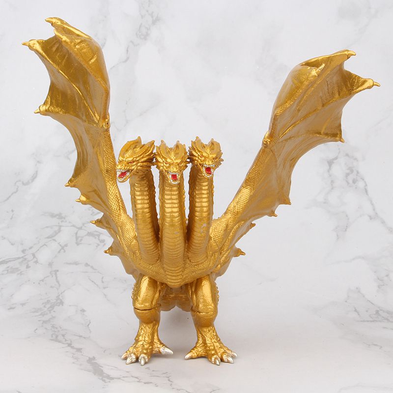 Mô hình khủng long phim Godzilla 2019 King Ghidorah cỡ 15-17cm