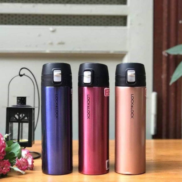 Bình Giữ Nhiệt Lock&Lock Colorful One Touch Tumbler LHC3220 [500ml] LHC3222 [390ml] LHC3221 [330ml]