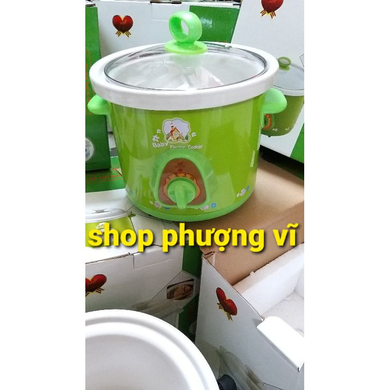 Nồi hầm cháo kho cá kho thịt nồi điện lõi bằng sứ 1.5L