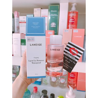 Nước tẩy trang cho mắt và môi Laneige