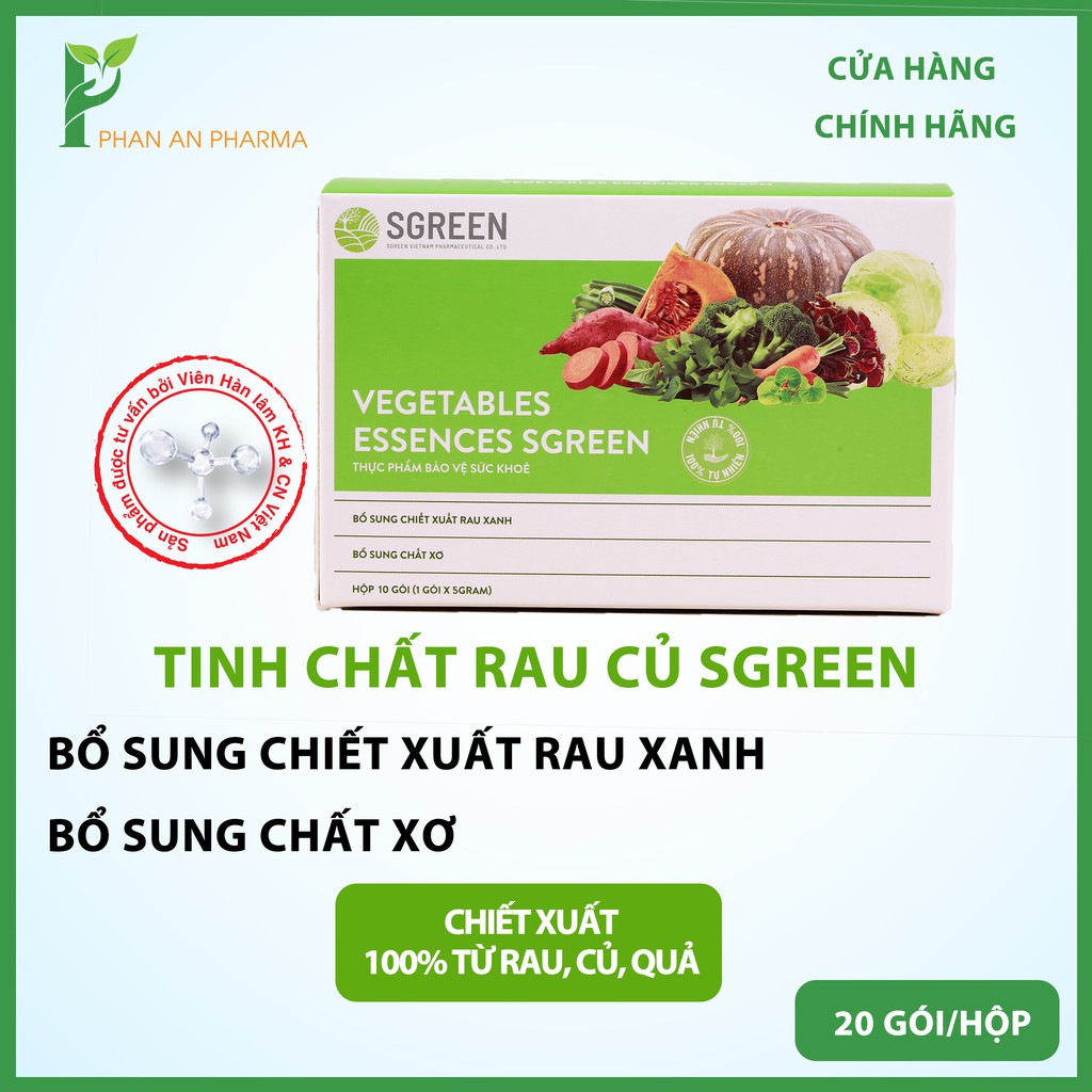 Tinh chất rau củ quả SGreen, chiết xuất tự nhiên hoàn toàn từ rau củ - CN22