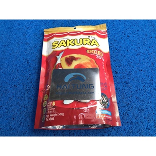 Thức ăn cho cá SAKURA 35% 500g, Cám cá chuyên dụng cho cá chép, cá Koi thức ăn cho các dòng cá lớn