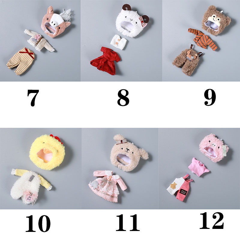 Bộ Quần Áo Búp Bê Ob11 12 Con Phong Cách Trung Hoa Đáng Yêu