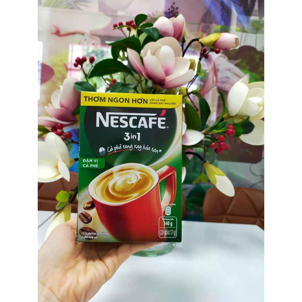 NESCAFE 3IN1 Hộp Xanh 20 gói x 17g