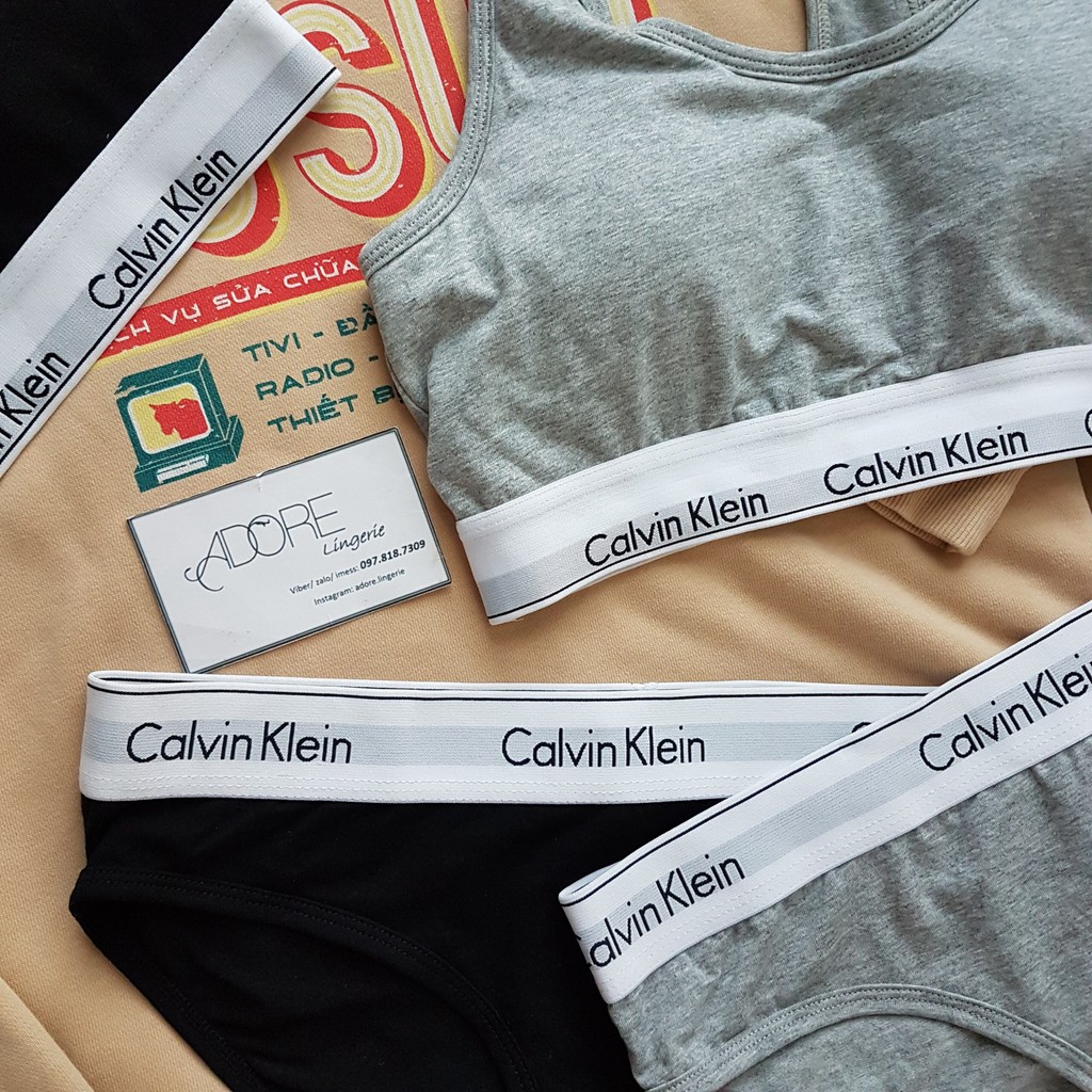 (ẢNH THẬT TỰ CHỤP)BỘ ĐỒ LÓT COTTON CK | BigBuy360 - bigbuy360.vn