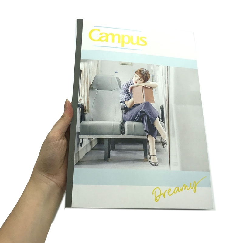 Vở Dreamy A4 Kẻ Ngang Có Chấm 200 Trang ĐL 58-65g/m2 - Campus NB-A4DR200 (Mẫu Màu Giao Ngẫu Nhiên)