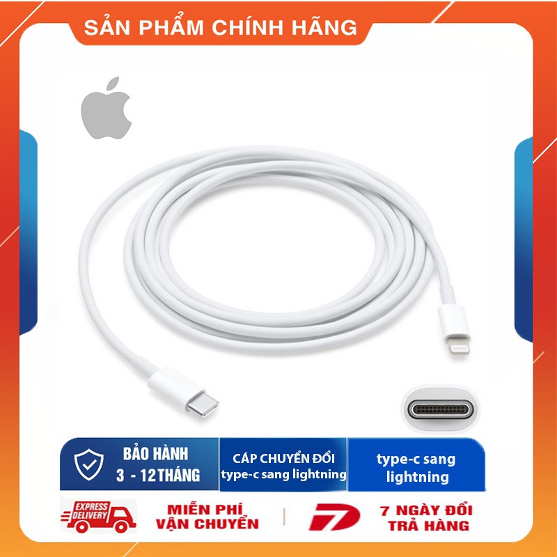 Cáp Apple USB-C to Lightning Cable 1 mét  - Chính Hãng