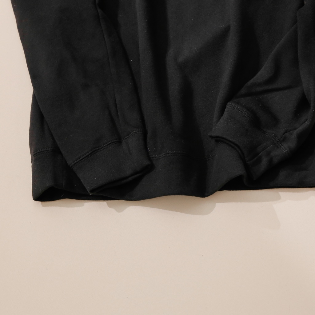 Áo Sweater Nữ MOMOCO Chất Liệu Nỉ Dày Dặn, Ấm Áp Màu Xanh/Đen M2930