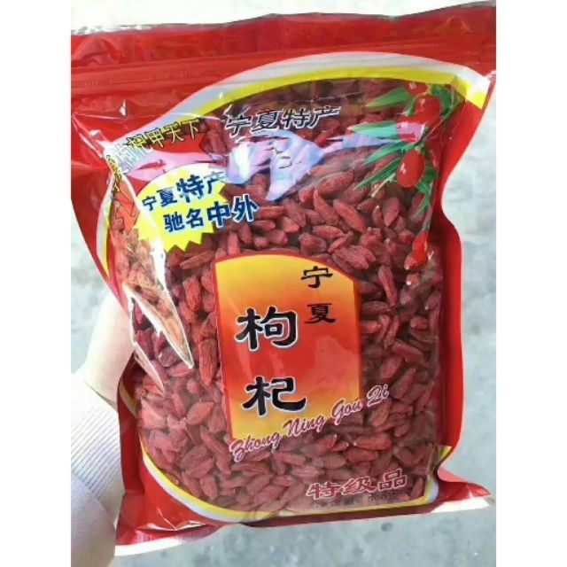 100g kỷ tử loại to Ninh Hạ nấu chè dưỡng nhan, pha trà(Keto-Das-Eatclean dùng thỏai mái)